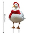 thumbnail image 3 of Christmas Christmas Garden Funny Animal Decorations Holiday Garden Funny Animal Decorations Christmas Welcome Sign Garden Funny Animal Card Decorations (E), 3 of 3
