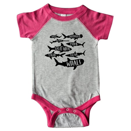 

Inktastic Types of Sharks Gift Baby Boy or Baby Girl Bodysuit
