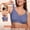 Dark blue, variant on Siminsem Wireless Full Coverage Plus Size Bra for Older Women Supportive No Underwire Seamless Everyday Comfortable Wide Straps Back Smoothing Lifting Breathable Support Bra, White,L