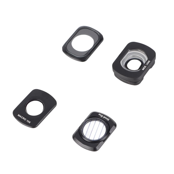 Action Camera Filter, 4 Pcs Camera Lens Filter Kit Oil Resistant for Photography