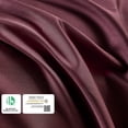thumbnail image 2 of YNM Bamboo Bed Sheet Set, 500TC Fabric with 1 Pillowcases and Flat Sheet, Deep Pocket Fit 17'', Cooling and Silky-Soft Feel, Sweat Wicking, 3 Piece (Twin, Bamboo Rose Purple), 2 of 5