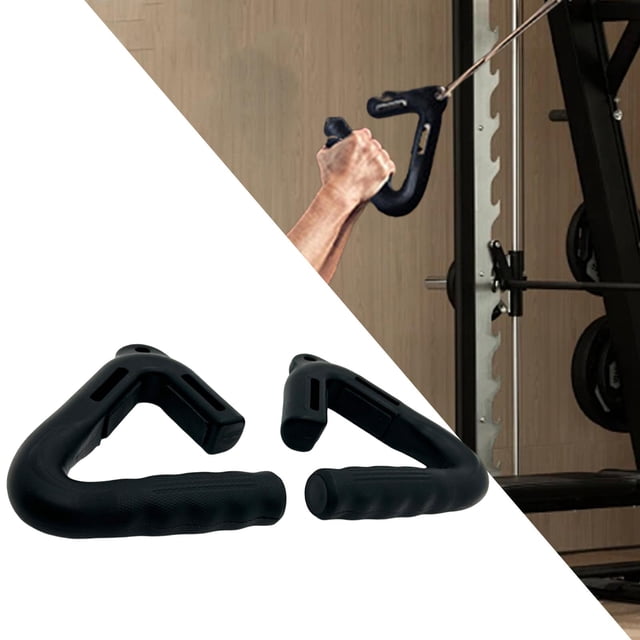 2x Manijas de pull up Up de levantamiento de pesas Manjas de cable de ejercicio en ángulo manijas para el ejercicio para el ejercicio Home Pull Up Bar