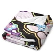 thumbnail image 3 of NONOMOCHI Throw Blanket Flannel Anime for Girls Boys Men Women, 3 of 7