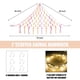 thumbnail image 5 of Hamaca con forma de animal de peluche CERETIA con luz LED, paquete de 2 unidades, arcoíris, 5 of 8