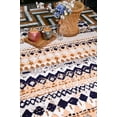 thumbnail image 3 of Furnishmyplace Furnish My Place Geometric Rug - Peach, Distressed Area Rug 3'6"x5'6", 3 of 7