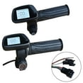 thumbnail image 3 of 36V Electric Bike Throttle Handlebar With Display 5pin Hall Throttle For E-bike Speed Control Thumb Accelerator Key/bottom Start, 3 of 8
