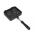 thumbnail image 1 of Cookware sets japanese pancake maker fish-shaped bakeware waffle pan 2 cast home cake tools, 1 of 5