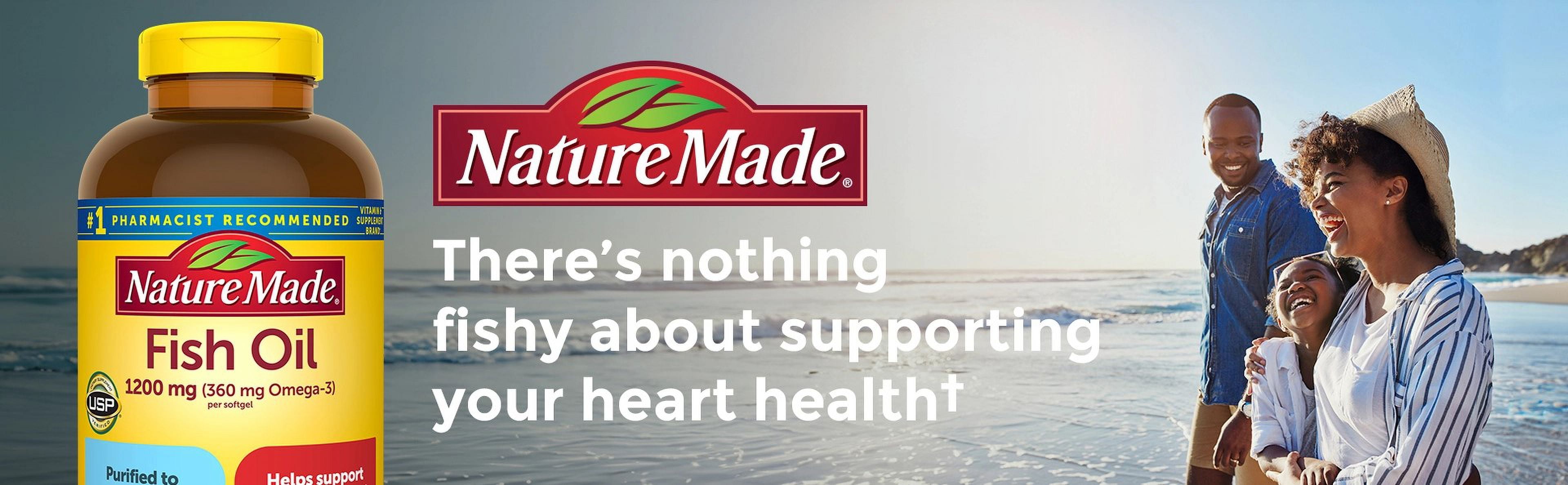 Nature Made Fish Oil, 1200mg, 300 Softgels