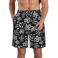 thumbnail image 2 of Uemuo Snake Pattern Men's Swim Trunks Hawaiian Beach Bathing Suit Swimsuits Beach Quick-Dry Shorts with Pockets-Large, 2 of 9