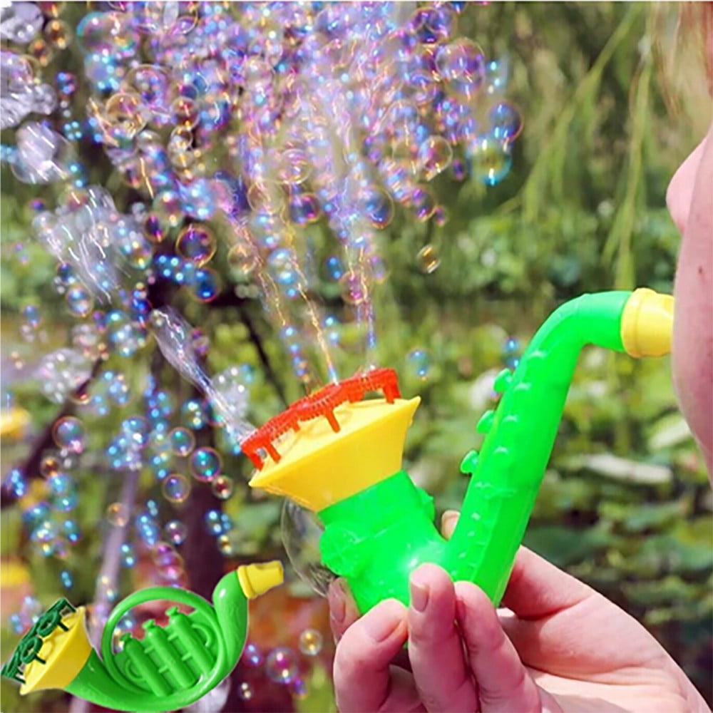 Bubbles Green Bubble Mania Gun Kids Automatic Machine 