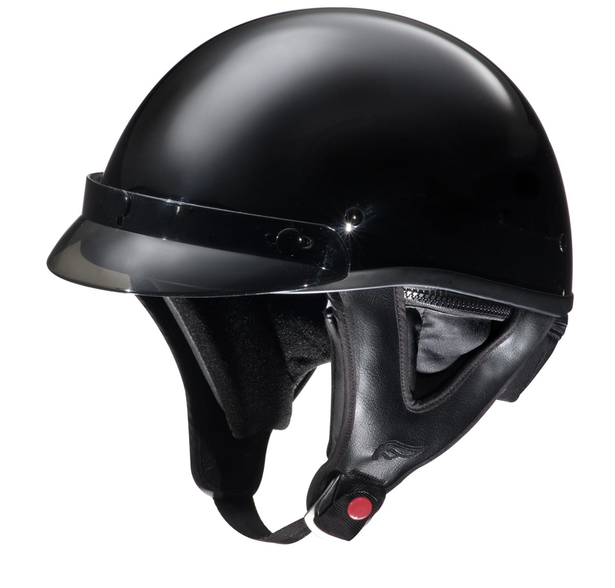 Adult Fulmer Motorcycle Helmet Half Helmet w/ Curtain DOT Approved AF92