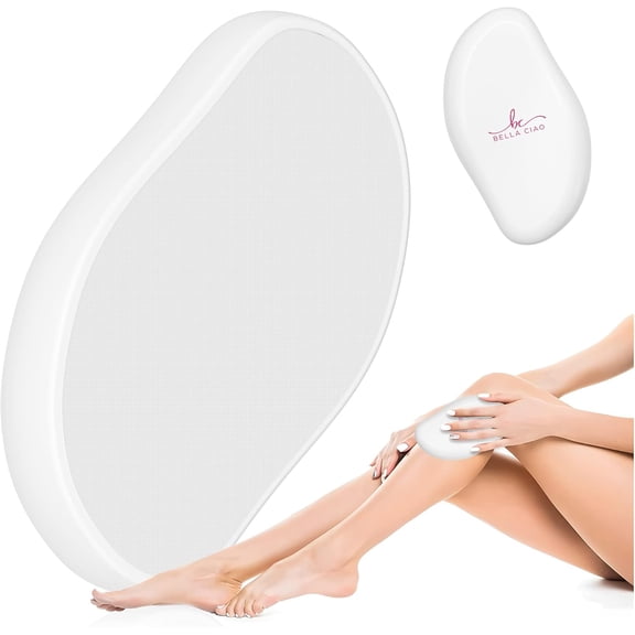 BELLA CIAO Buff N’ Bare Crystal Hair Eraser Handheld Hair Removal Device, Bladeless Shaver for Legs & Body