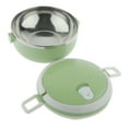 thumbnail image 2 of yuksok Stainless Steel Travel Thermal Lunch Box Bento Lunchbox Food Container Green02, 2 of 9