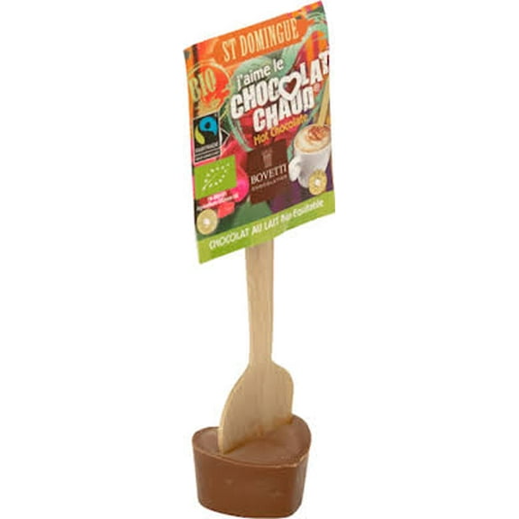 Bovetti Hot Chocolate Spoon (Organic Milk Chocolate & Cinnamon) 35g