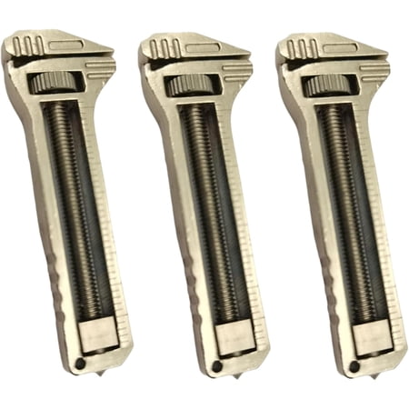 Compact Titanium Multitool: Portable Mini Multitool Wrench Multifunctional Adjustable Wrench Alloy Tool For Outdoor Camping Hiking Backpacking Repairing