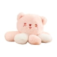 thumbnail image 3 of Milaget Creative Stuffed Animal Cat Head Decorative Cute Toy Soft Pillow Handmade Pink, 3 of 9