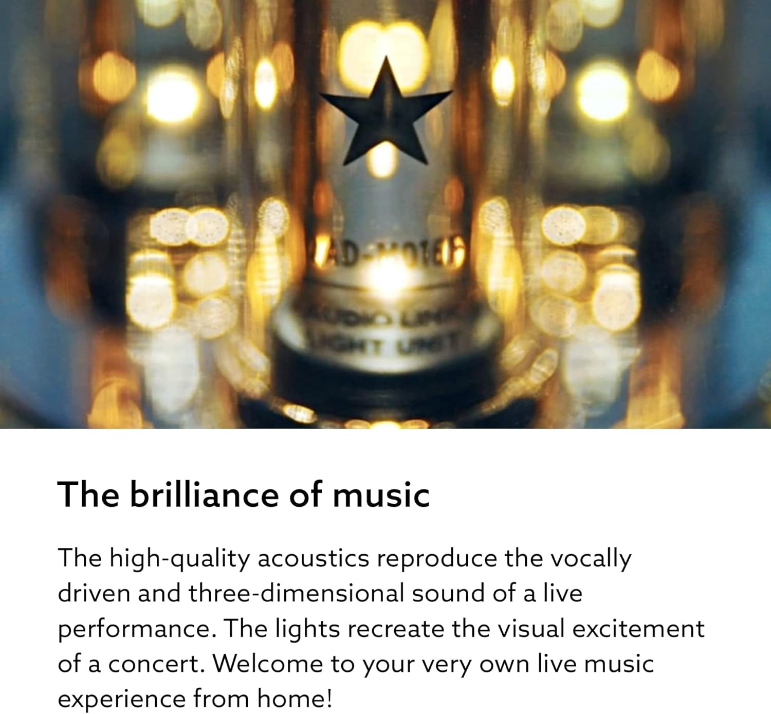 BALMUDA The Speaker Portable Bluetooth Speaker with LED Light Show, Rechargeable, USB-C Charging, 7-Hour Playtime, Black