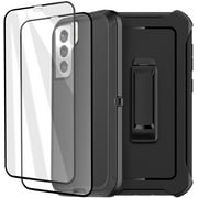 AICase Belt-Clip Holster Case for Galaxy S21 with Screen Protector, Heavy Duty Drop Protection Full Body Rugged