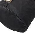 thumbnail image 6 of Pre-Owned Chanel Novelty Logo Print Pool Bag Shoulder Drawstring Black White Canvas Women's..., 6 of 11