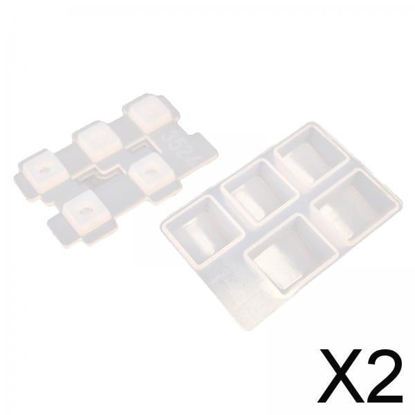 Tapas de Teclas perfecl molde de resina 2 piezas