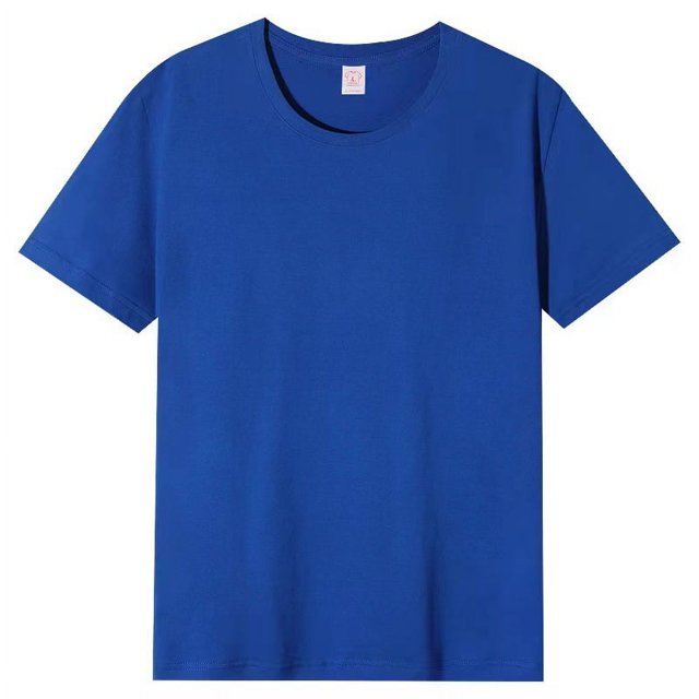 Sélectionné Chemise à Manches Courtes en Coton Pur Col Rond Parent-Enfant, Haut Ample de Sport Décontracté pour Fête