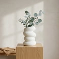 thumbnail image 6 of REGALWOVEN Clear Acrylic Flower Vase, Unbreakable Small Bud Vase for Short Stem Bouquets, Shatterproof Plastic Vase for Desk White 3.5"L x 3.5"W x 5.9"H, 6 of 6