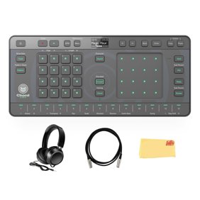 Pioneer DJ AlphaTheta Chordcat 8-Track Groovebox Bundle with Gearlux Headphones, MIDI Cable, and Austin Bazaar Polishing Cloth