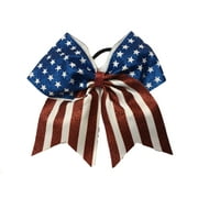 CHIXX HAIR BOWS Chixx USA Patriotic Flag Cheer Bow