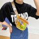 thumbnail image 5 of Bolsa Riñonera en el pecho para mujer, riñonera transparente de PVC, funda para teléfono (amarillo) Ehuebsd Para Estrenar, 5 of 9