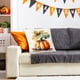 thumbnail image 5 of Cojines Decorativos Estilo Cola con Estampado de Calabaza de Halloween para Sala de Estar, Funda de Almohada de Lino, 5 of 6