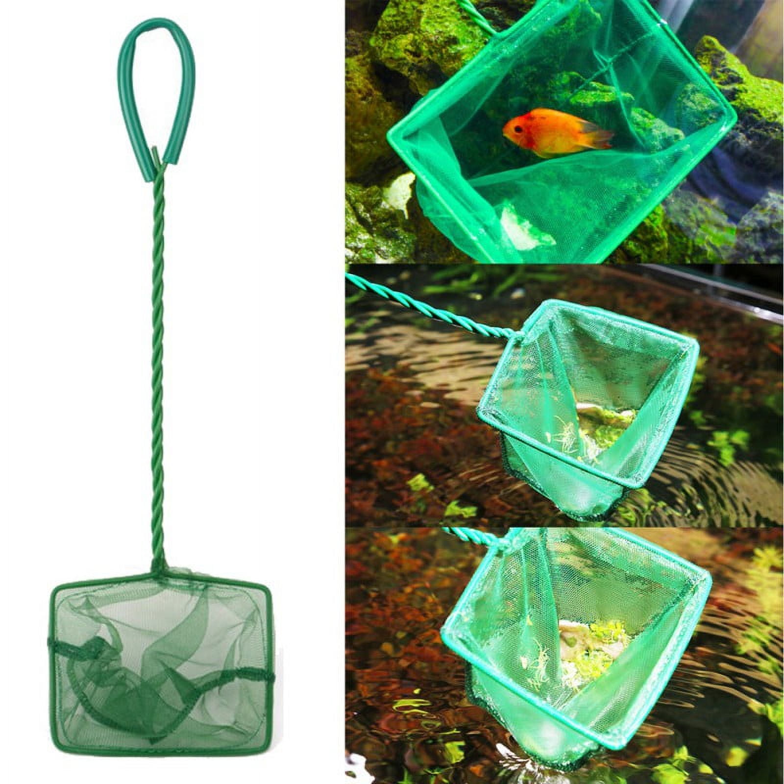 Fish Net for Fish Tank - Mesh Scooper with Extendable Handle up to