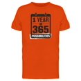 thumbnail image 1 of One Year 365 Possibilities Tee Men's -Image by Shutterstock, 1 of 1