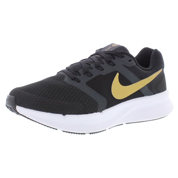 Nike Run Swift 3 Womens Shoes Size 10, Color: Black/Metallic Gold/Anthracite