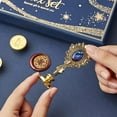 thumbnail image 5 of Premium Wax Seal Stamp Kit with Gift Box, 3 Metal Seals Wax Beads and Embossing Pen, Elegant Letter Sealing Set for Invitations Wedding DIY, 5 of 11