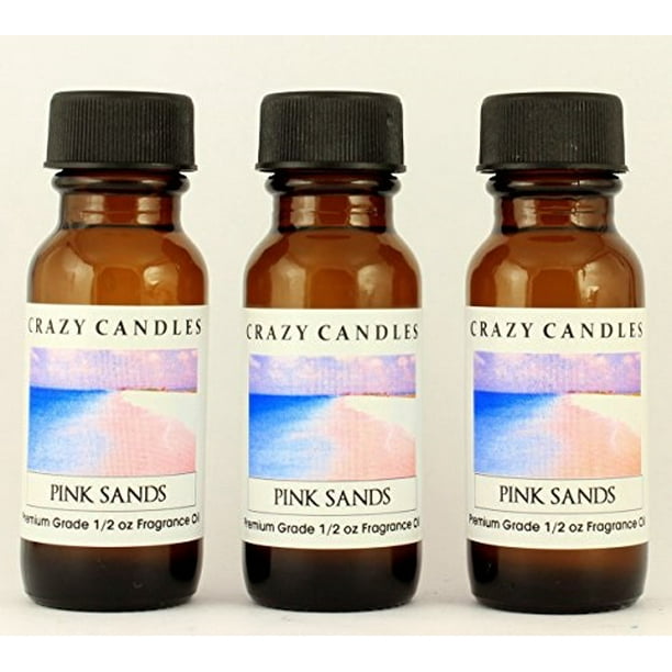 Pink Sands 3 Bottles 1/2 Fl Oz Each 15ml Premium Grade Scented