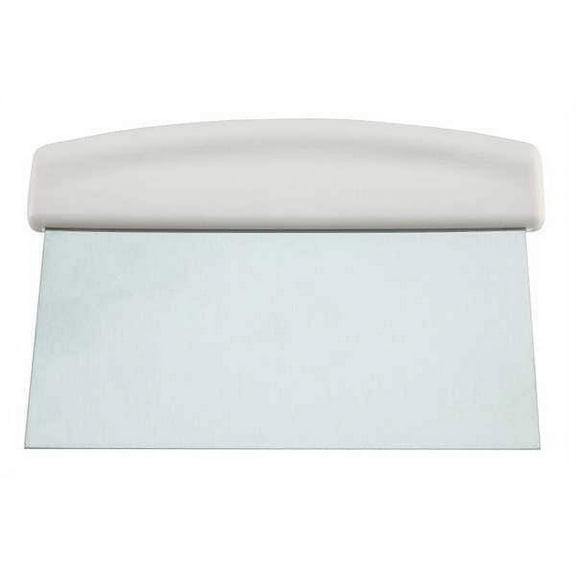 2Pack Crestware PDS63 Dough Scraper, Steel/Plastic, 6-1/2 In
