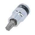 thumbnail image 5 of T50 Torx / Star Male Bit Sockets 1/2" Drive 3pc 55mm Chrome Vanadium CRV, 5 of 6