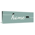 thumbnail image 1 of Global Gallery's 'Birds on Words II' By Pela Stretched Canvas Wall Art, 1 of 4