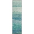 thumbnail image 2 of Addison Rugs Chantille Indoor/Outdoor Transitional Stripes Turquoise Washable Runner Rug, 2'3" x 7'6", 2 of 6