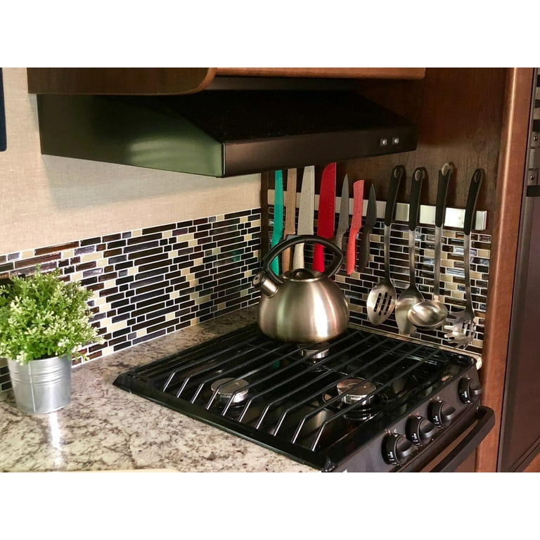 Crystiles Peel and Stick SelfAdhesive DIY Backsplash Stickon Vinyl Wall Tiles for Kitchen and Bathroom Dcor Projects, Item 910