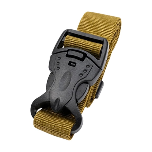 LeeQinersw Utility Strap with Quick Release Buckle Lightweight 49.21inch Tie Down Strap Khaki