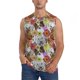 thumbnail image 1 of Balery Cute Dogs Puppy Camisetas sin mangas para hombre, absorbe la humedad y protege contra el mal olor.-Small, 1 of 7