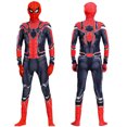 thumbnail image 2 of Spiderkind Suit Adult Men, Adult Spiderlike Cosplay Costume Jumpsuit, 3D Realistic Superhero Cosplay Onesie Mask Detachable Halloween Dress Up Theme Party Costume Outfit, Royal Blue, 160, 2 of 3