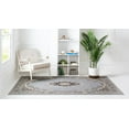 thumbnail image 4 of Rugs.com Amaya Collection Rug – 6' x 9' Gray Medium Rug Perfect For Bedrooms, Dining Rooms, Living Rooms, 4 of 9