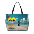 thumbnail image 1 of Fotbe Shopping Cart On Tropical Beach Bolsa de Viaje para Playa - Resistente al Agua, Bolsa Tote de Gran Capacidad y Ligera con 7 Bolsillos para Mujeres y Hombres, 1 of 7
