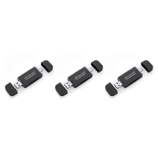 Sidaley Adaptador de memoria para lector de tarjetas, divisor USB, artesanía estable multiusos, lector de tarjetas inteligente profesional Type1 NO1