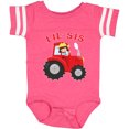 thumbnail image 3 of Inktastic Farmer Tractor Little Sis Girls Baby Bodysuit, 3 of 5