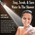 High Sierra Showerheads® Solid Metal Low Flow 1.5 GPM Shower Head Polished Chrome, WaterSense