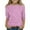 R01·Pink, variant on Teen Girls Age 12 Tops Polka Dot Printed 3/4 Length Sleeve Tween Girls Tops Preppy Crewneck Shirts Spring Girls 12-14 Clothes Pink 14-15 Years