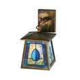 thumbnail image 4 of Meyda Tiffany 50524 Mackintosh Bungalow 7" Wide 1 Light Wall Sconce - Copper, 4 of 5